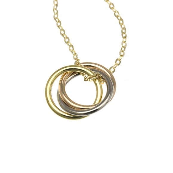 CARTIER 18k Gold Trinity Charm Bracelet - Picture 4 of 10